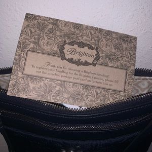 Navy Blue Quilted Brighton Crossbody Bag